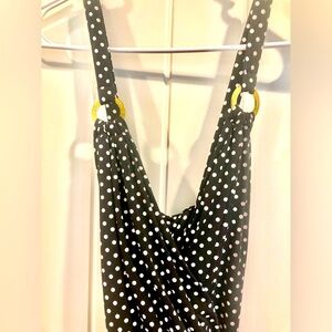 Vince Camuto Maxi Dress, black & White, Size 6